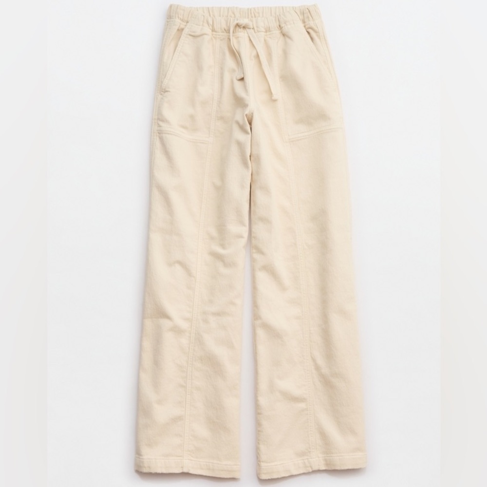 Aerie Me-Day Tie Waist Pant